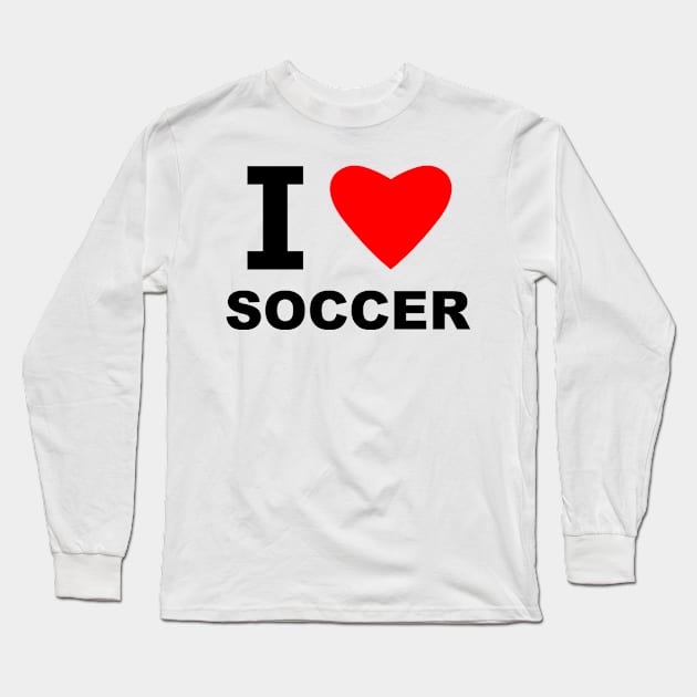 I Heart Soccer Long Sleeve T-Shirt by sweetsixty